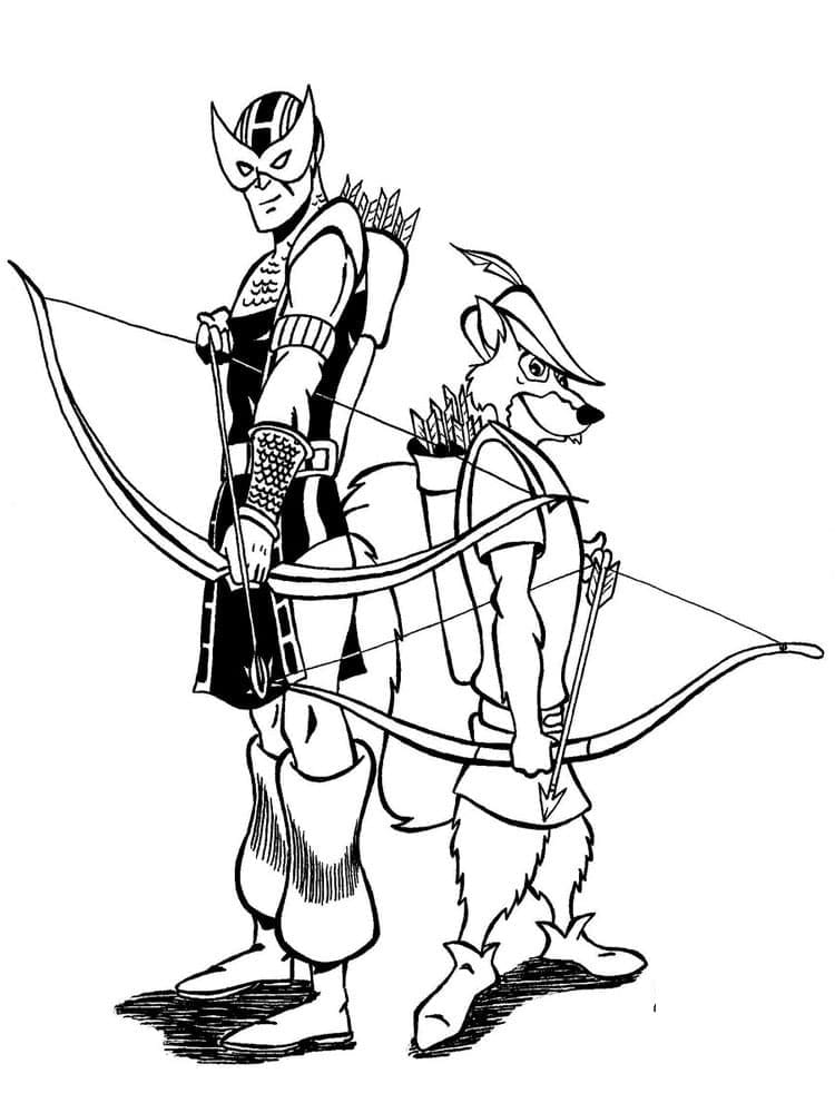 Hawkeye và Robin Hood