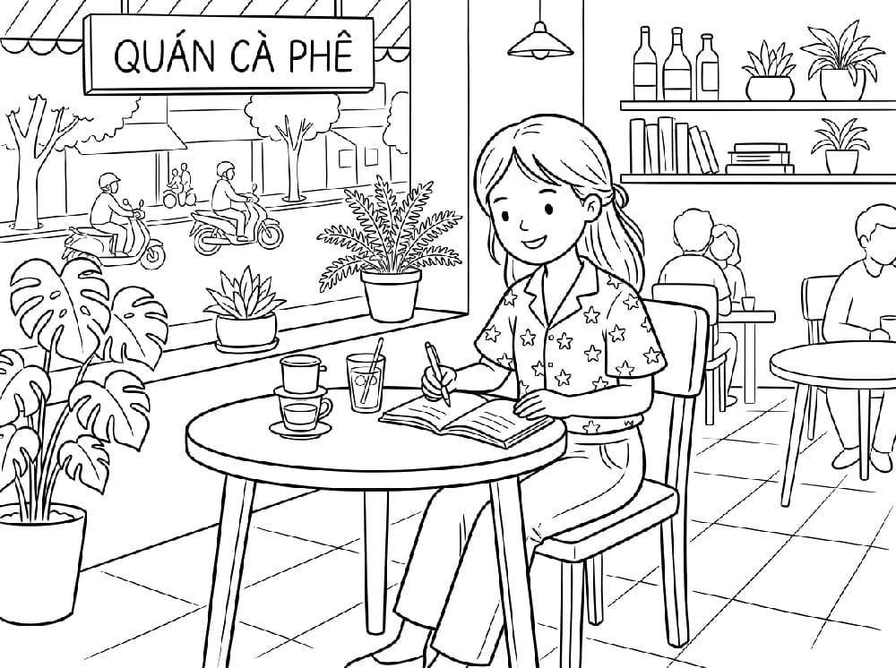 Học Bài Trong Quán Cà Phê