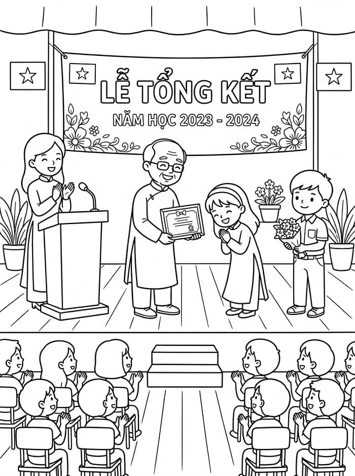 Học Sinh Trong Ngày Lễ Tổng Kết