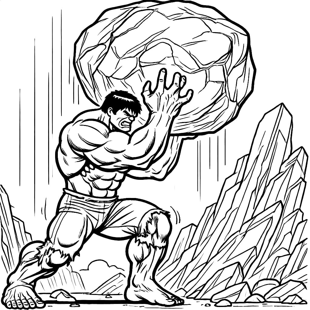Hulk Nâng Tảng Đá