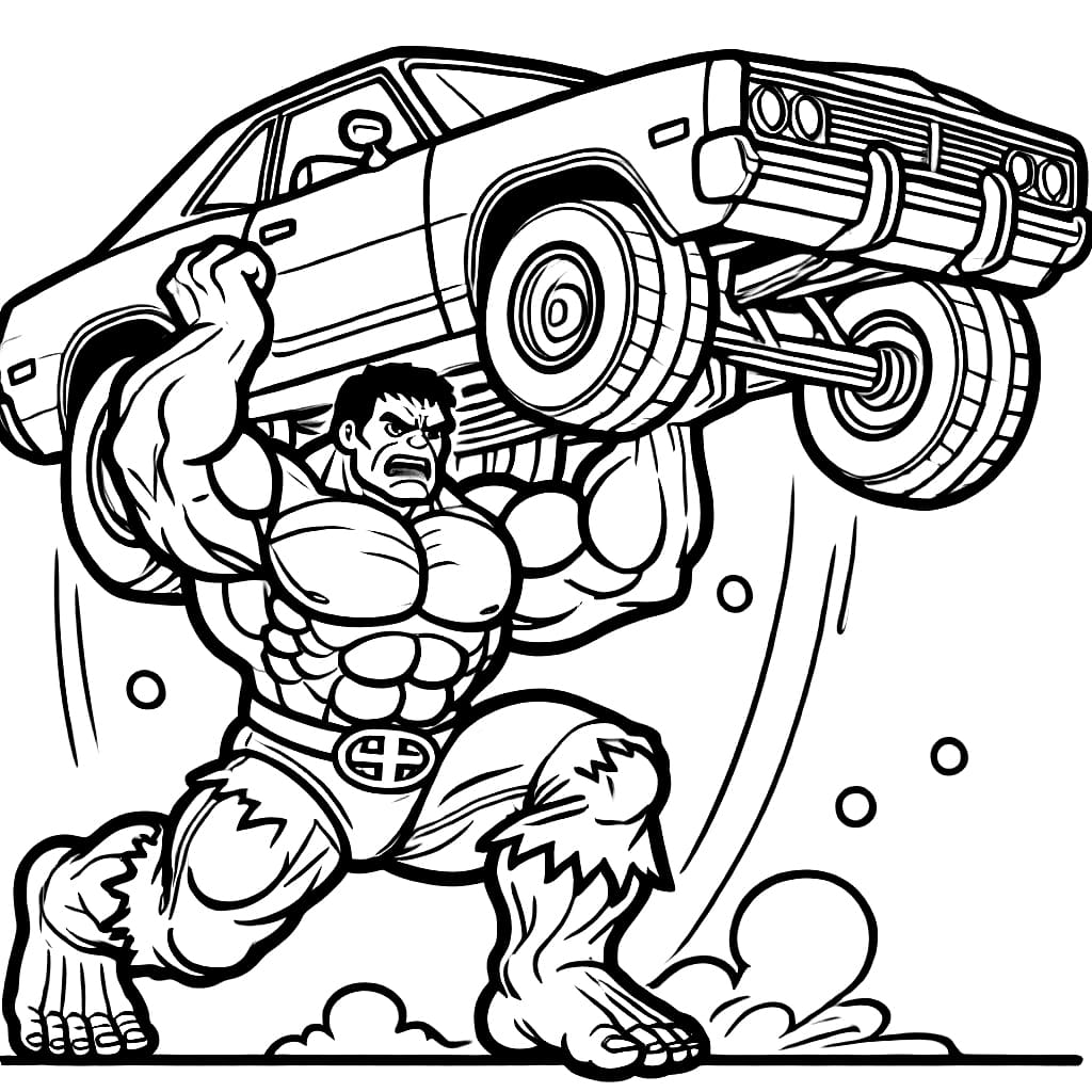 Hulk Ném Chiếc Ô Tô