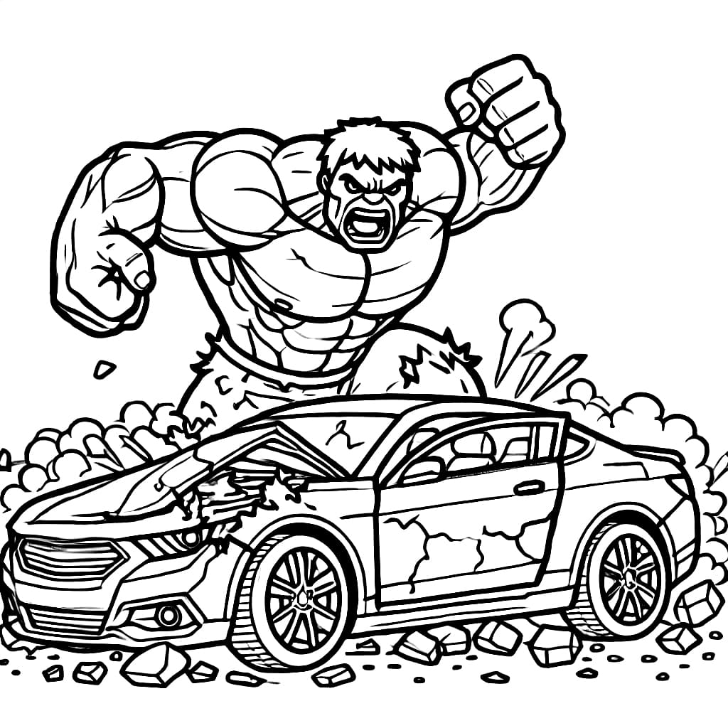 Hulk Phá Hủy Ô Tô
