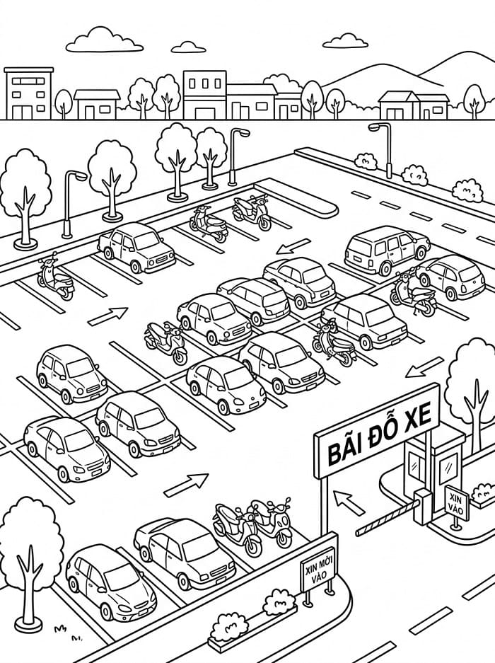 Khu Vực Bãi Đỗ Xe