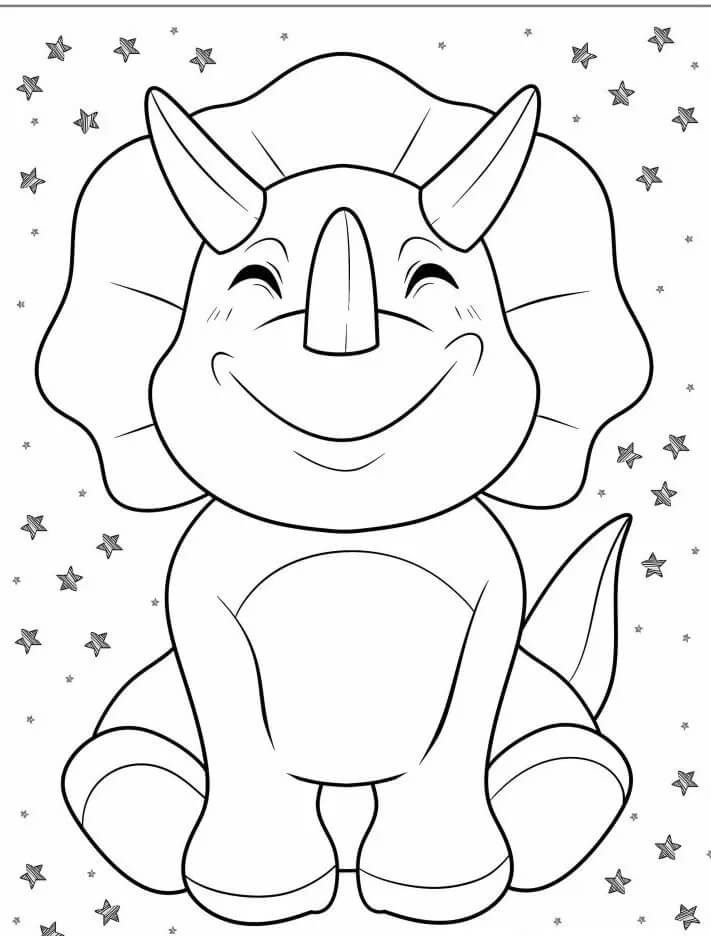 Khủng Long Ba Sừng Xinh Xắn