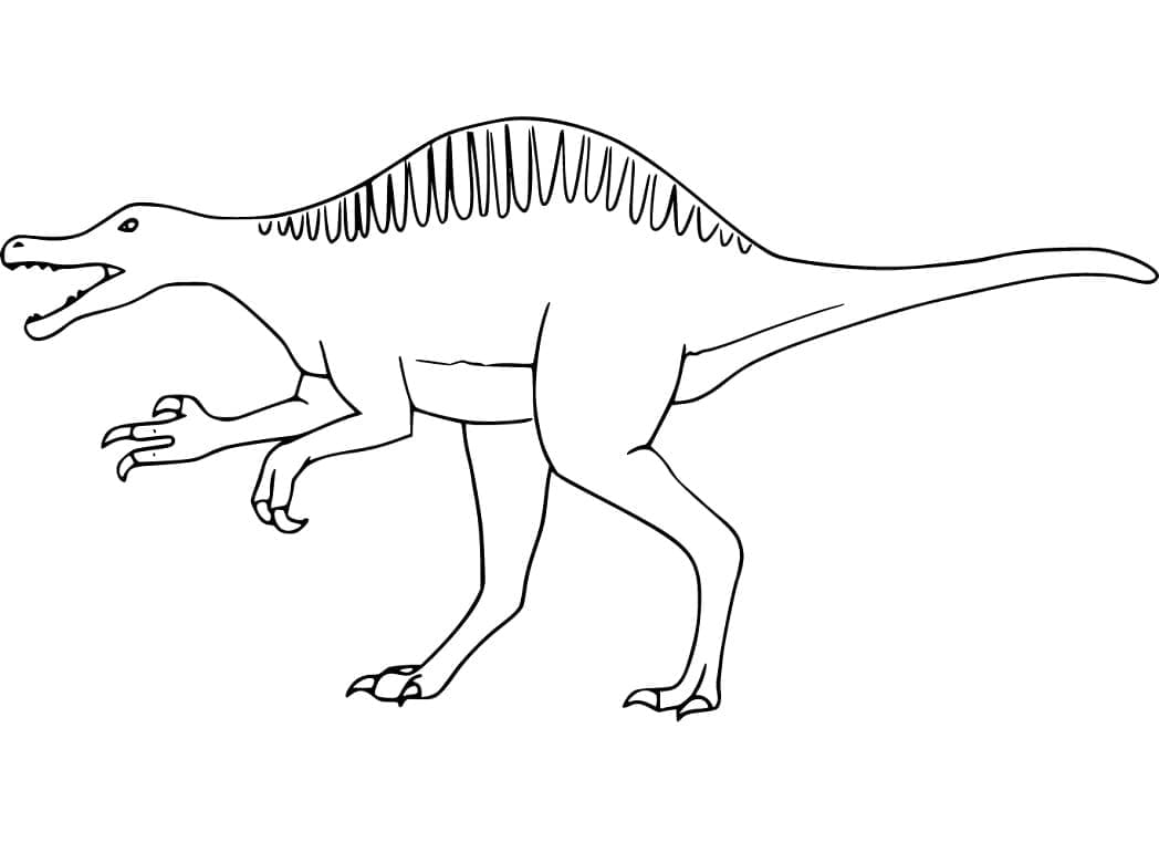 Khủng Long Spinosaurus Đi Bộ