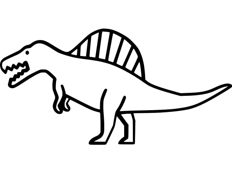 Khủng Long Spinosaurus Đơn Giản