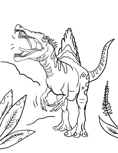 Khủng Long Spinosaurus Khổng Lồ