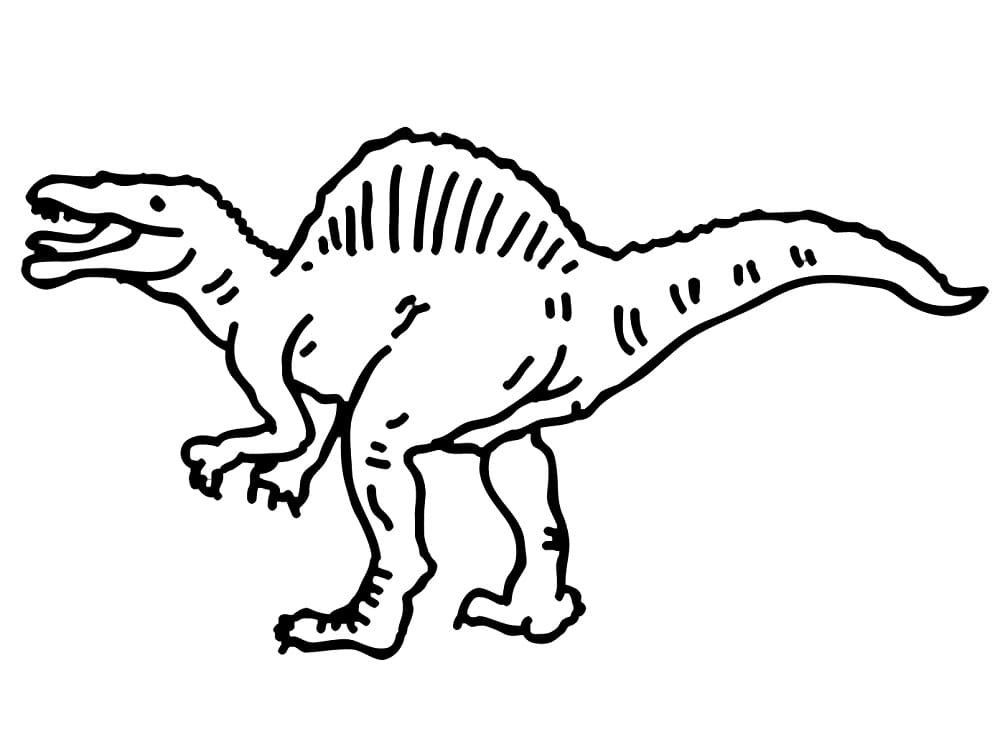 Khủng Long Spinosaurus Rất Đơn Giản