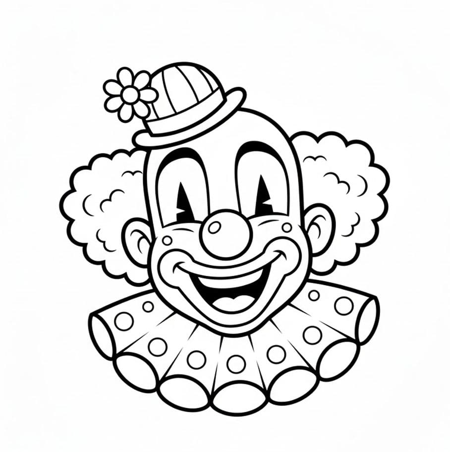 Khuôn Mặt Chú Hề Vui Nhộn