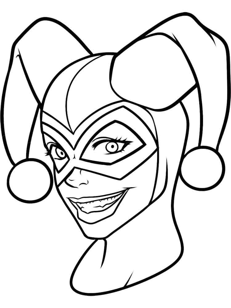 Khuôn Mặt Harley Quinn