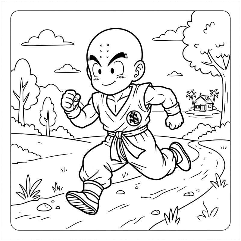 Krillin Chạy