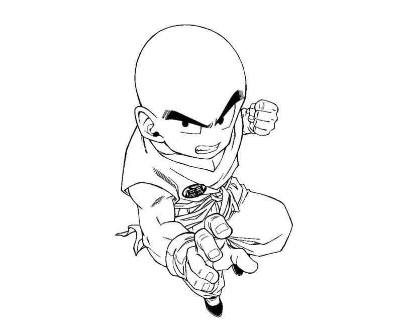 Krillin Đang Chiến Đấu