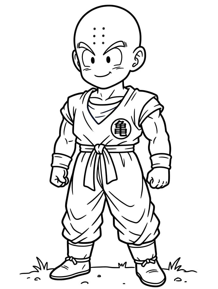 Krillin Mỉm Cười