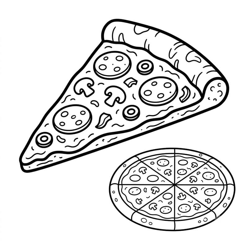 Lát Pizza Kèm Bánh