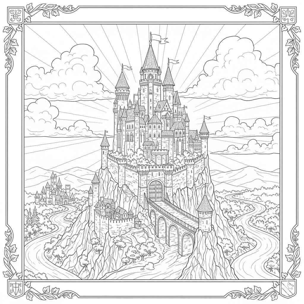 Lâu Đài To Lớn Lộng Lẫy