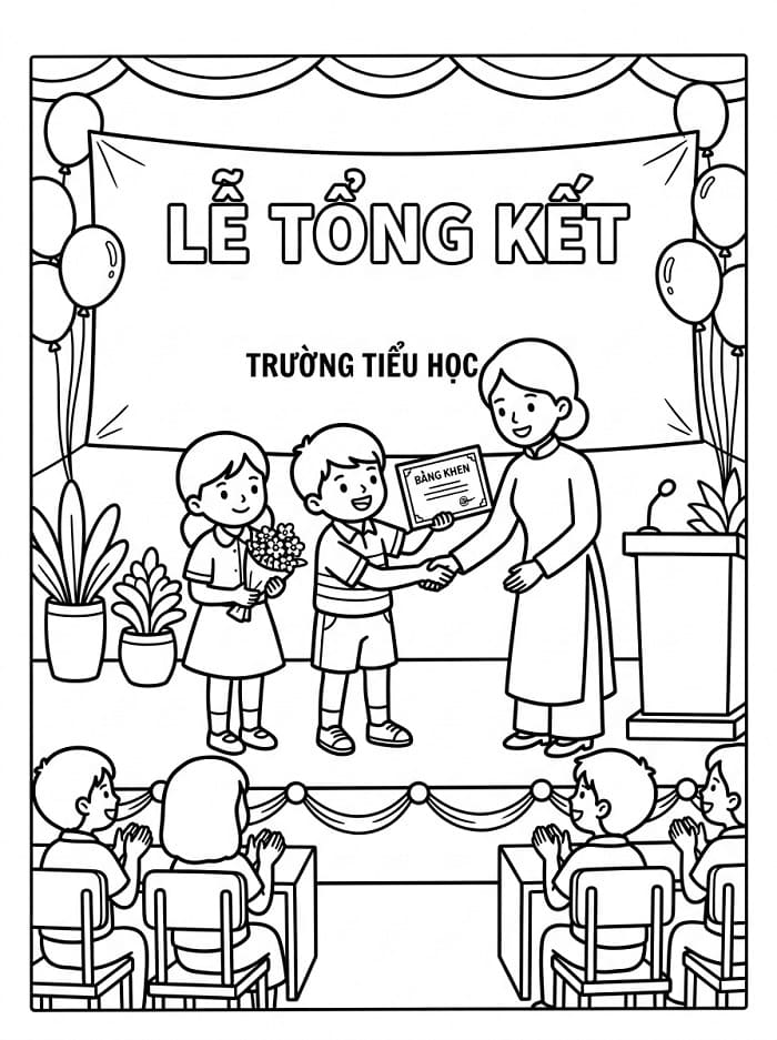 Lễ Tổng Kết Trường Tiểu Học