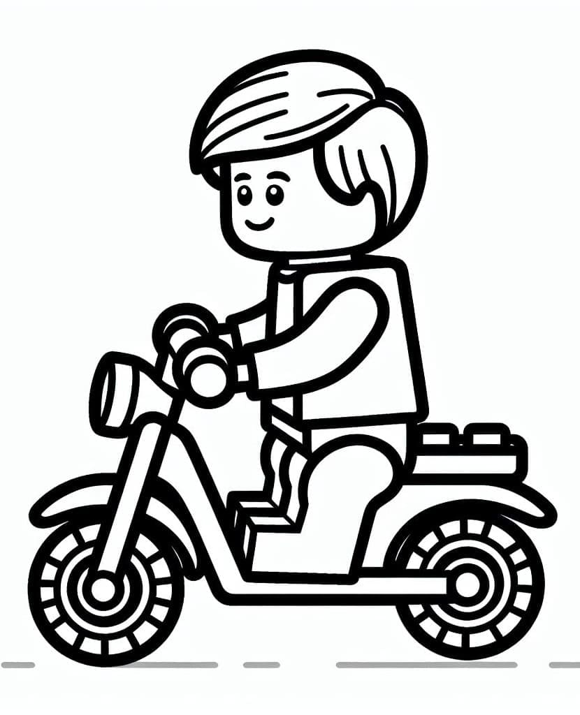 Lego Đi Xe Máy
