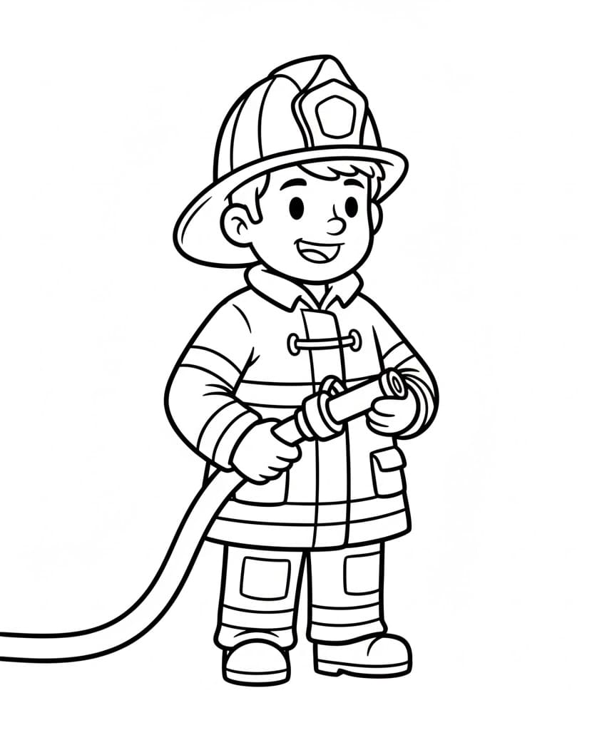 Lính Cứu Hỏa Chuẩn Bị Chữa Cháy