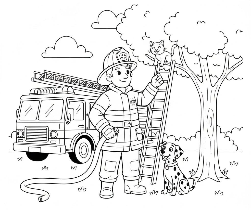 Lính Cứu Hỏa Giải Cứu Trong Rừng