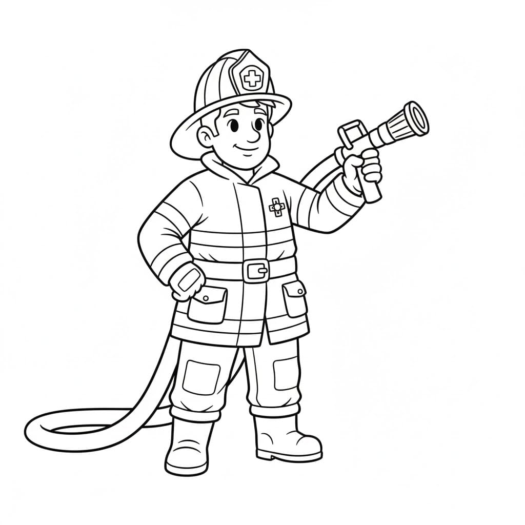 Lính Cứu Hỏa Và Vòi Nước