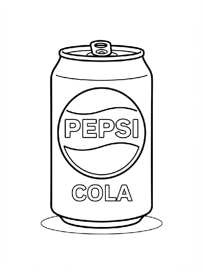 Lon Pepsi Đơn Giản