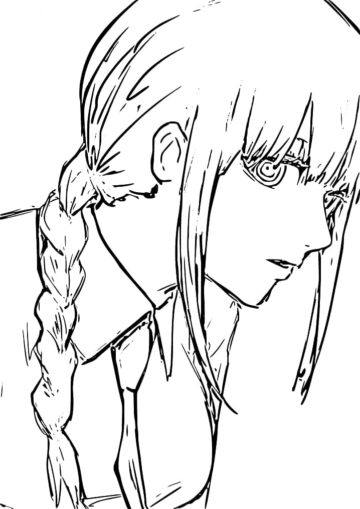 Tô màu Makima Trong Chainsaw Man Makima Trong Chainsaw Man