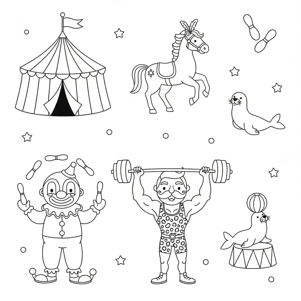 Mạnh Mẽ Xiếc Thú