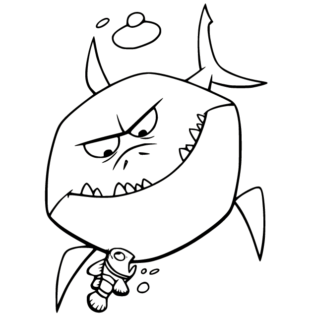 Marlin Và Cá Mập