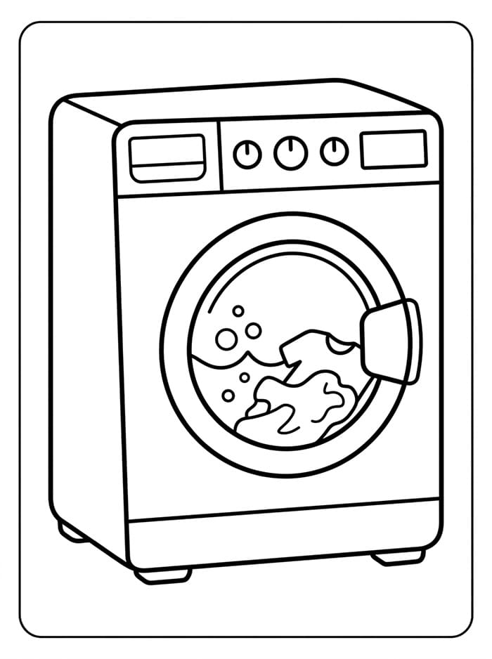Máy Giặt Rất Đơn Giản
