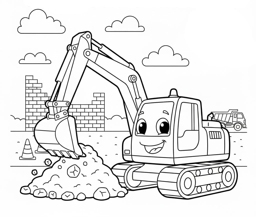 Máy Xúc Đào Đất Chăm Chỉ