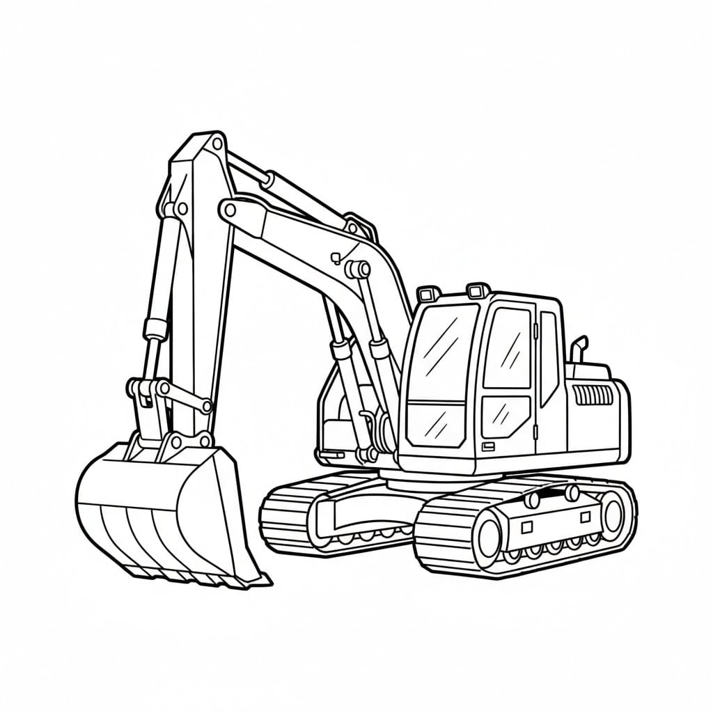 Máy Xúc Gầu Lớn