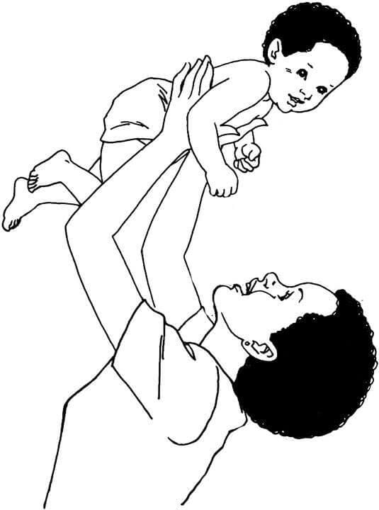 Mẹ Bế Bé Trai