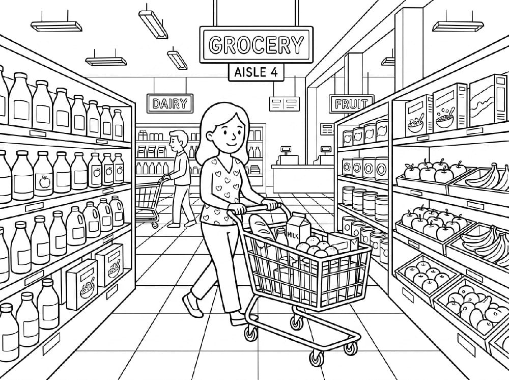 Mẹ Đi Siêu Thị