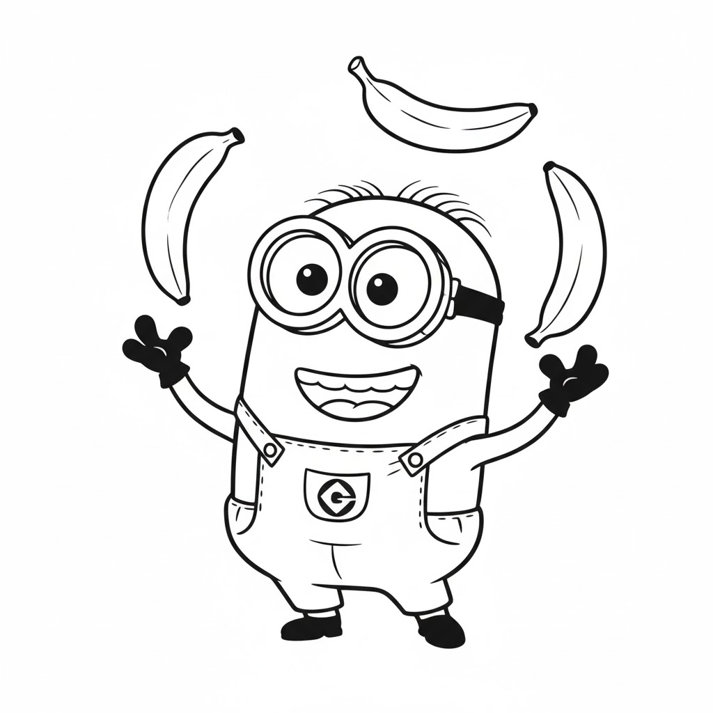Tô màu Minion Làm Xiếc Minion Làm Xiếc