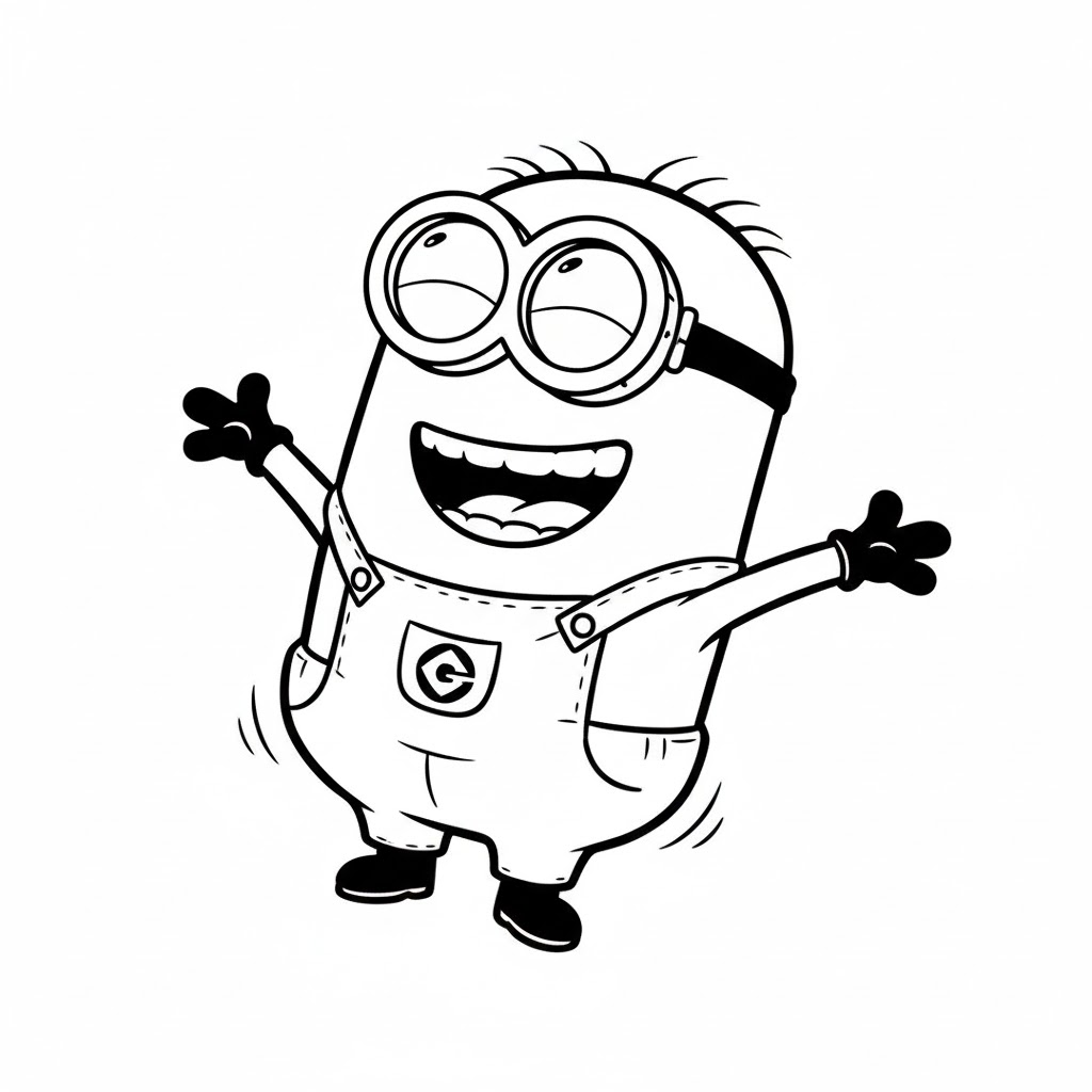 Tô màu Minion Tự Mãn Minion Tự Mãn