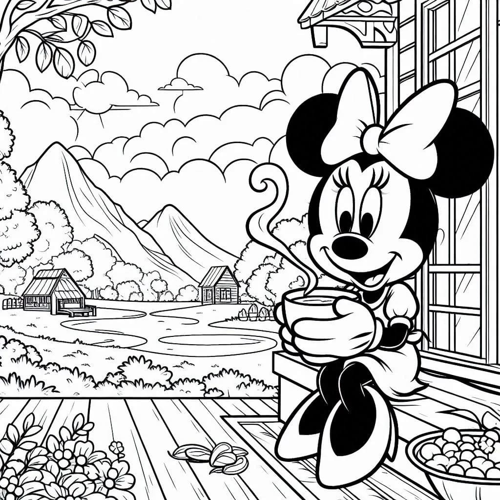 Minnie Uống Trà