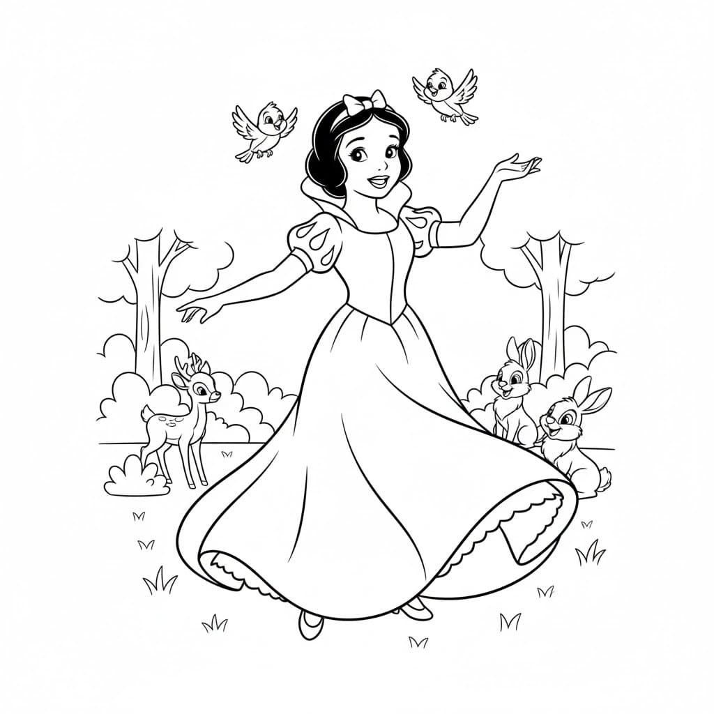 Nàng Bạch Tuyết Vui Vẻ