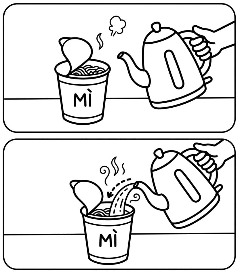 Nấu Mì Tôm