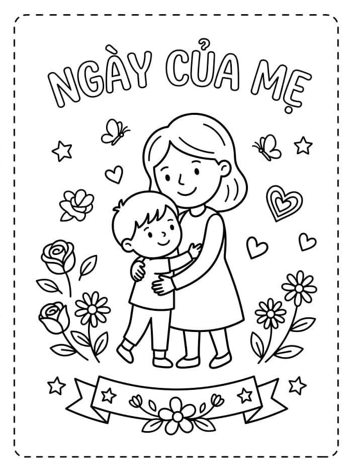 Ngày Của Mẹ Vui Vẻ