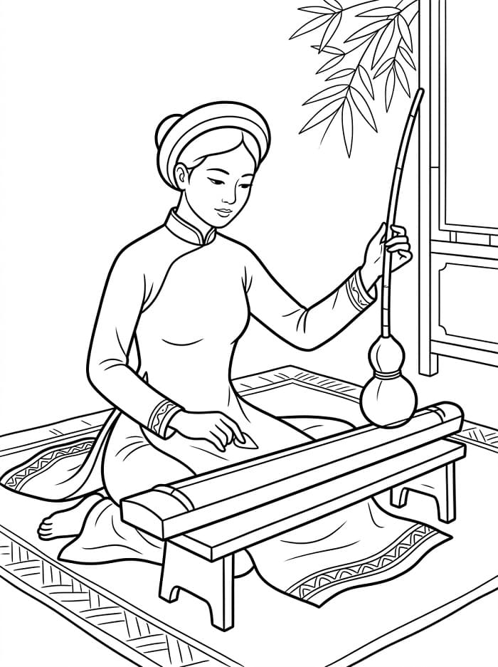 Nghệ Sĩ Chơi Đàn Bầu