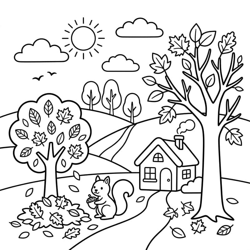 Ngôi Nhà Dưới Nắng Thu