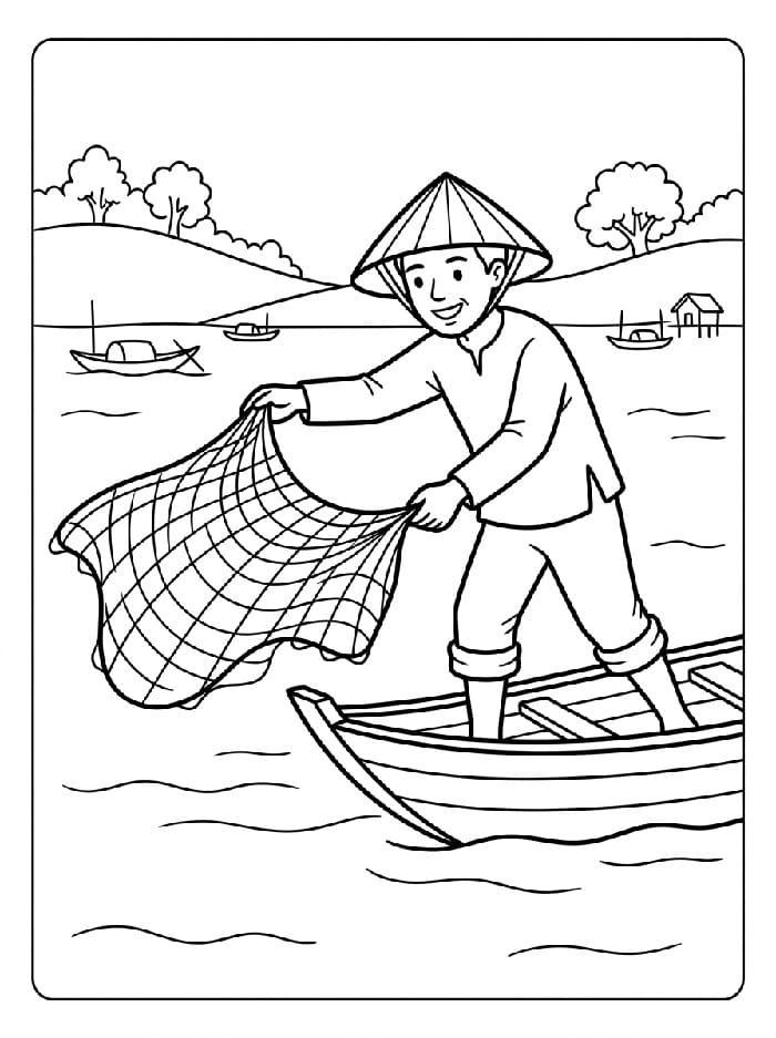 Ngư Dân Thả Lưới