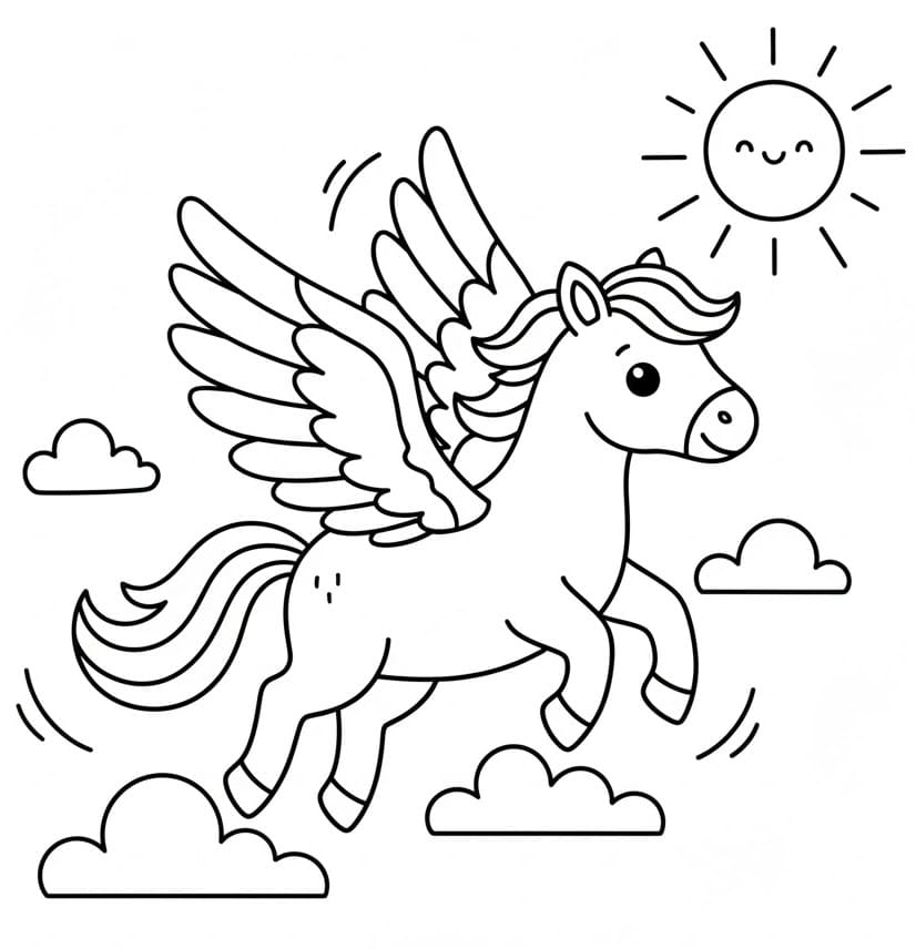 Ngựa Pegasus Rất Cute