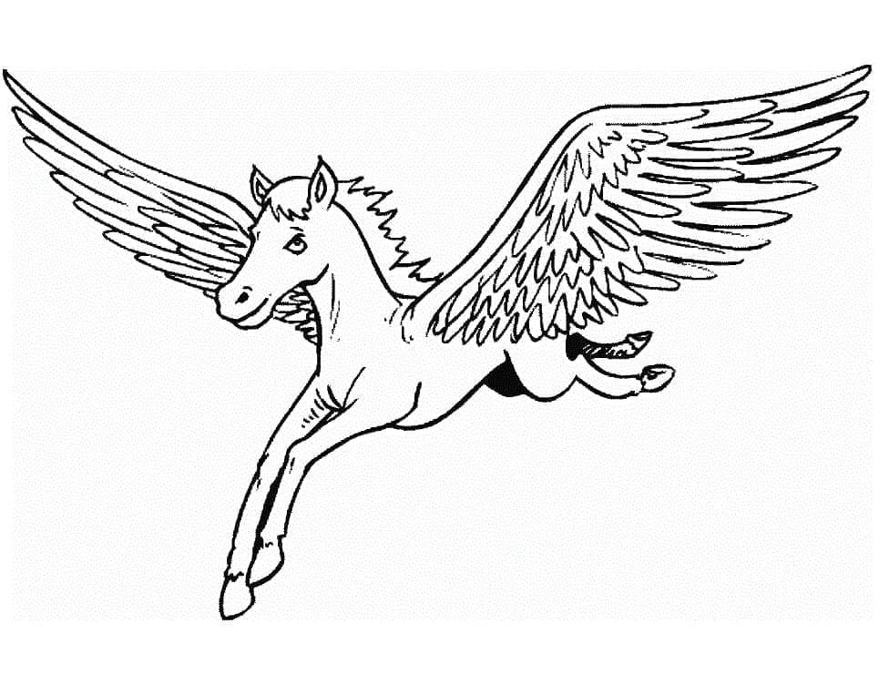 Ngựa Pegasus Trên Bầu Trời