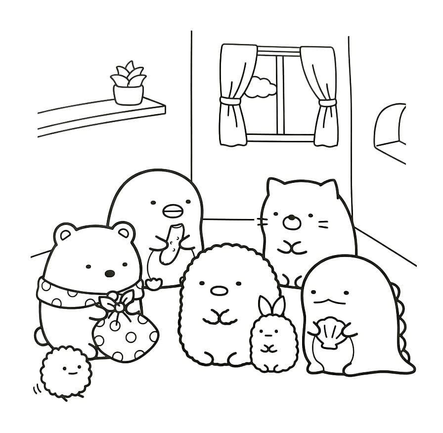 Nhân Vật Đáng Yêu Trong Sumikko Gurashi