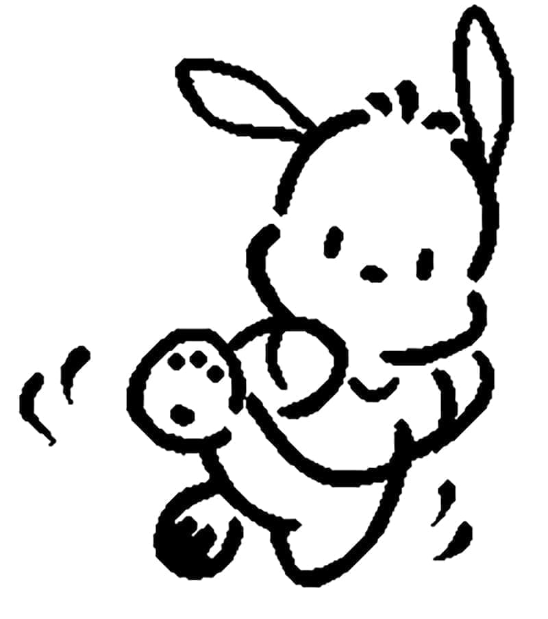 Tô màu Nhât Vật Pochacco Trong Sanrio Nhât Vật Pochacco Trong Sanrio