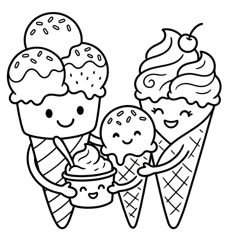 Những Cây Kem Thân Thiết