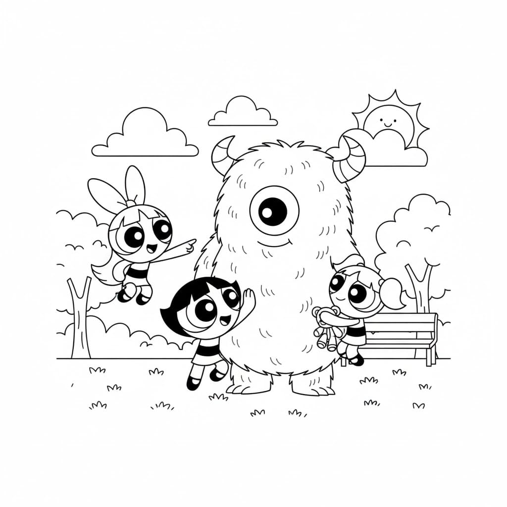 Những Cô Gái Siêu Nhân Và Quái Vật