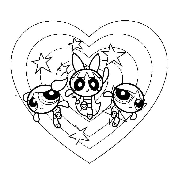 Những Cô Gái Siêu Nhân Với Hình Trái Tim