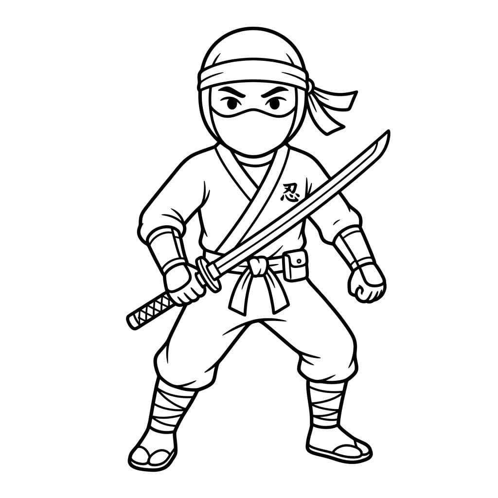 Ninja Cầm Katana